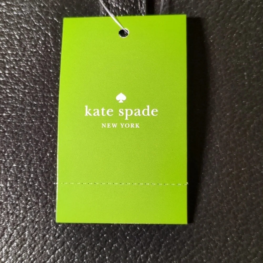 Kate Spade Black Medium Harmony Leather Tote
